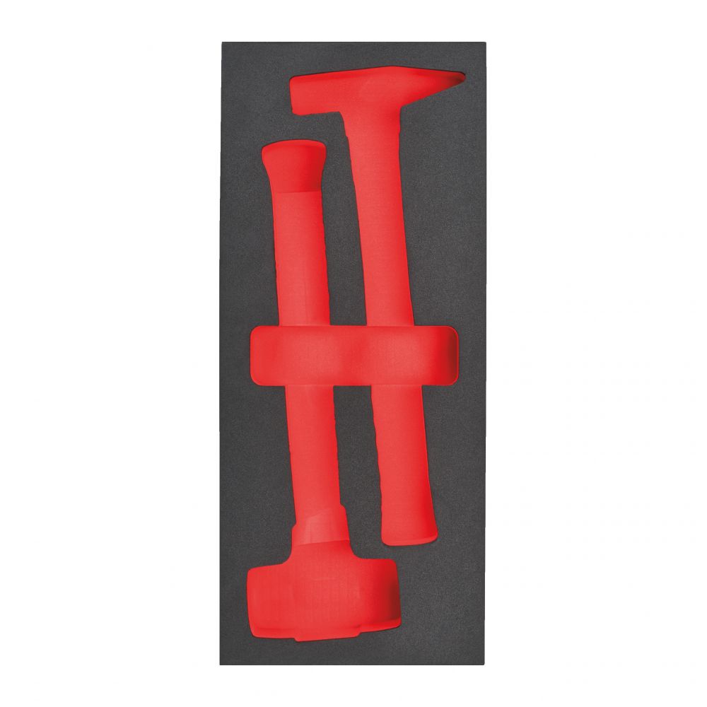 Ersatz-Einlage 1/3 für Schlosser- und Schonhammer, für Werkstattwagen 78 cm